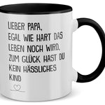 22Feels® Papa Geschenk - Tasse mit Spruch (Weiss-Schwarz, 320ml)-TwoTone Tasse Weiss-Schwarz 320ml-22Feels