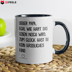 22Feels® Papa Geschenk - Tasse mit Spruch (Weiss-Schwarz, 320ml)-TwoTone Tasse Weiss-Schwarz 320ml-22Feels