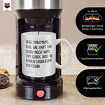 22Feels® Stiefmutter Geschenk von Stiefsohn - Tasse mit Spruch: Egal Wie Hart (Weiss, 320ml)-Weisse Tasse 320ml-22Feels