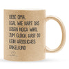 22Feels® Oma Geschenk - Glitzertasse mit Spruch (Gold, 320ml)-Glitzertasse Gold 320ml-22Feels