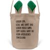 22Feels® Opa Grossvater Osterkorb mit Henkel Ostergeschenk Tragetasche Ostern Deko Osternest Körbchen Hasenohren (Beige/Grün)-Ostern Tragetasche-22Feels