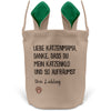 22Feels® Katzenmama Frauchen Katzen Osterkorb mit Henkel Ostergeschenk Tragetasche Ostern Deko Osternest Körbchen Hasenohren (Beige/Grün)-Ostern Tragetasche-22Feels