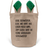 22Feels® Schwester Geschwister Osterkorb mit Henkel Ostergeschenk Tragetasche Ostern Deko Osternest Körbchen Hasenohren (Beige/Grün)-Ostern Tragetasche-22Feels