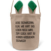22Feels® Schwägerin Osterkorb von Schwäger mit Henkel Ostergeschenk Tragetasche Ostern Deko Osternest Körbchen Hasenohren (Beige/Grün)-Ostern Tragetasche-22Feels