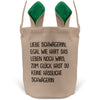 22Feels® Schwägerin Osterkorb von Schwägerin mit Henkel Ostergeschenk Tragetasche Ostern Deko Osternest Körbchen Hasenohren (Beige/Grün)-Ostern Tragetasche-22Feels