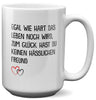 22Feels® Freundin Geschenk zum Jahrestag, Valentinstag etc. - XL Tasse mit Spruch (Weiss, 440ml)-Weisse XL Tasse 440ml-22Feels