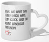 22Feels® Freund Geschenk zum Jahrestag, Valentinstag etc. - Tasse mit Spruch (Herzhenkel, Weiss, 320ml)-Tasse Weiss Herzhenkel 320ml-22Feels