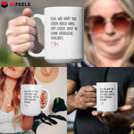 22Feels® Verlobter Geschenk - XL Tasse mit Spruch (Weiss, 440ml)-Weisse XL Tasse 440ml-22Feels