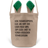 22Feels® Schwiegermama Osterkorb von Schwiegersohn mit Henkel Ostergeschenk Tragetasche Ostern Deko Osternest Körbchen Hasenohren (Beige/Grün)-Ostern Tragetasche-22Feels