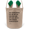 22Feels® Schwiegermama Osterkorb von Schwiegertochter mit Henkel Ostergeschenk Tragetasche Ostern Deko Osternest Körbchen Hasenohren (Beige/Grün)-Ostern Tragetasche-22Feels