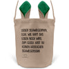 22Feels® Schwiegerpapa Osterkorb von Schwiegersohn mit Henkel Ostergeschenk Tragetasche Ostern Deko Osternest Körbchen Hasenohren (Beige/Grün)-Ostern Tragetasche-22Feels