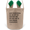 22Feels® Schwiegersohn Osterkorb von Schwiegermama Männer mit Henkel Ostergeschenk Tragetasche Ostern Deko Osternest Körbchen Hasenohren (Beige/Grün)-Ostern Tragetasche-22Feels