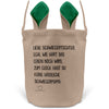 22Feels® Schwiegertochter Osterkorb von Schwiegermama Frauen mit Henkel Ostergeschenk Tragetasche Ostern Deko Osternest Körbchen Hasenohren (Beige/Grün)-Ostern Tragetasche-22Feels