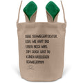 22Feels® Schwiegertochter Osterkorb von Schwiegerpapa Frauen mit Henkel Ostergeschenk Tragetasche Ostern Deko Osternest Körbchen Hasenohren (Beige/Grün)-Ostern Tragetasche-22Feels