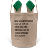 22Feels® Schwiegertochter Osterkorb von Schwiegerpapa Frauen mit Henkel Ostergeschenk Tragetasche Ostern Deko Osternest Körbchen Hasenohren (Beige/Grün)-Ostern Tragetasche-22Feels