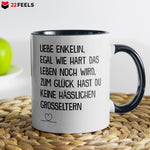 22Feels® Enkelin Geschenk - Tasse mit Spruch (Weiss-Schwarz, 320ml)-TwoTone Tasse Weiss-Schwarz 320ml-22Feels