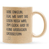 22Feels® Enkelin Geschenk - Glitzertasse mit Spruch (Gold, 320ml)-Glitzertasse Gold 320ml-22Feels