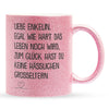22Feels® Enkelin Geschenk - Glitzertasse mit Spruch (Pink, 320ml)-Glitzertasse Pink 320ml-22Feels