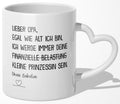 22Feels® Opa Geschenk von Enkelin - Tasse mit Spruch (Herzhenkel, Weiss, 320ml)-Tasse Weiss Herzhenkel 320ml-22Feels