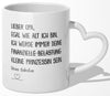 22Feels® Opa Geschenk von Enkelin - Tasse mit Spruch (Herzhenkel, Weiss, 320ml)-Tasse Weiss Herzhenkel 320ml-22Feels