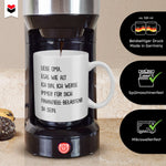 22Feels® Geschenk für Omas - Tasse mit Spruch: Egal Wie Alt Ich Bin (Weiss, 320ml)-Weisse Tasse 320ml-22Feels