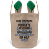 22Feels® Stiefmama Osterkorb von Stiefsohn mit Henkel Ostergeschenk Tragetasche Ostern Deko Osternest Körbchen Hasenohren (Beige/Grün)-Ostern Tragetasche-22Feels