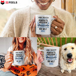 22Feels® Geschenk für Tochter - Tasse mit Spruch: Das Perfekte Geschenk (Weiss, 320ml)-Weisse Tasse 320ml-22Feels