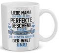 22Feels® Geschenk für Mamas - Tasse mit Spruch: Das Perfekte Geschenk (Weiss, 320ml)-Weisse Tasse 320ml-22Feels