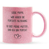 22Feels® Mama Geschenk - Glitzertasse mit Spruch (Pink, 320ml)-Glitzertasse Pink 320ml-22Feels