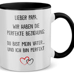 22Feels® Papa Geschenk - Tasse mit Spruch (Weiss-Schwarz, 320ml)-TwoTone Tasse Weiss-Schwarz 320ml-22Feels