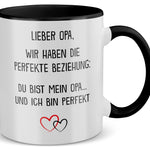 22Feels® Opa Geschenk - Tasse mit Spruch (Weiss-Schwarz, 320ml)-TwoTone Tasse Weiss-Schwarz 320ml-22Feels
