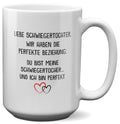 22Feels® Schwiegertochter Geschenk - XL Tasse mit Spruch (Weiss, 440ml)-Weisse XL Tasse 440ml-22Feels