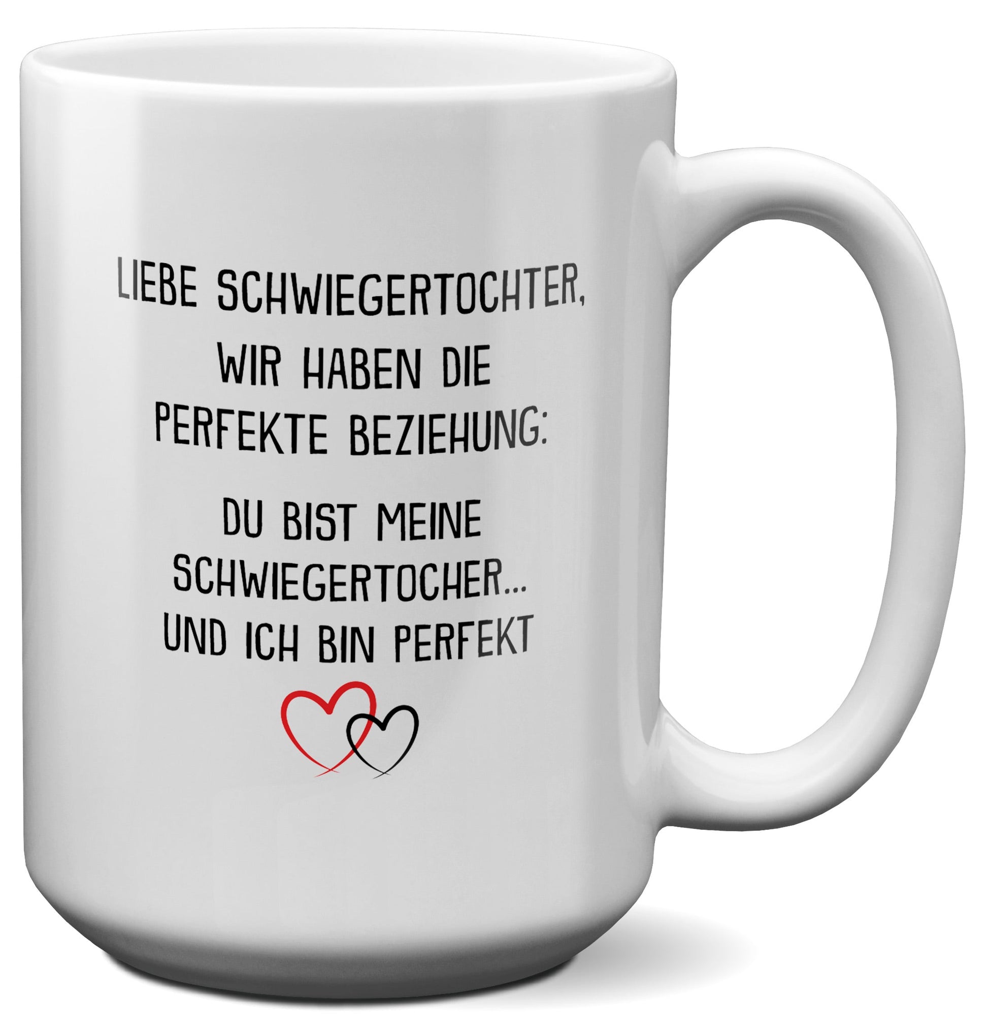 22Feels® Schwiegertochter Geschenk - XL Tasse mit Spruch (Weiss, 440ml)-Weisse XL Tasse 440ml-22Feels
