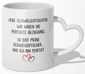 22Feels® Schwiegertochter Geschenk - Tasse mit Spruch (Herzhenkel, Weiss, 320ml)-Tasse Weiss Herzhenkel 320ml-22Feels
