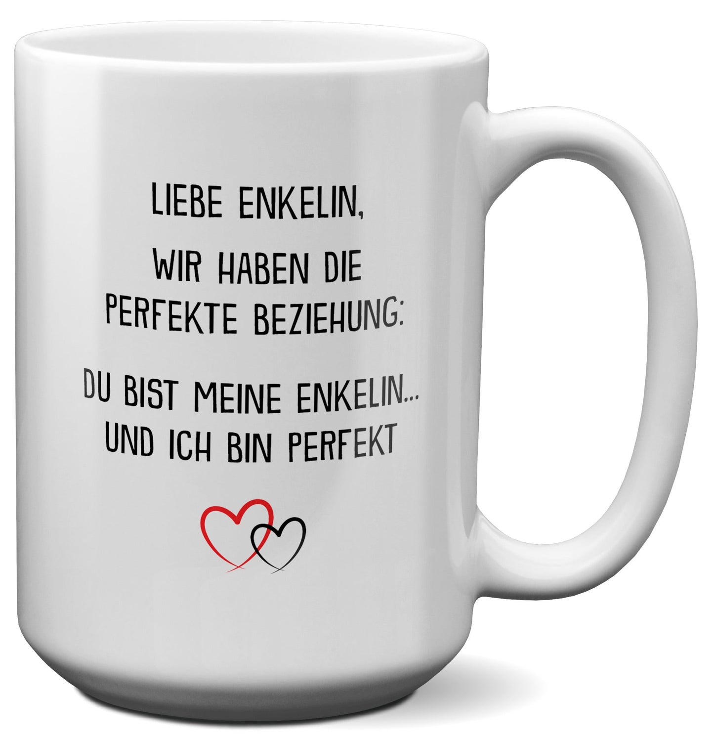 22Feels® Enkelin Geschenk - XL Tasse mit Spruch (Weiss, 440ml)-Weisse XL Tasse 440ml-22Feels