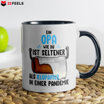 22Feels® Opa Geschenk - Tasse mit Spruch (Weiss-Schwarz, 320ml)-TwoTone Tasse Weiss-Schwarz 320ml-22Feels