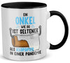 22Feels® Onkel Geschenk - Tasse mit Spruch (Weiss-Schwarz, 320ml)-TwoTone Tasse Weiss-Schwarz 320ml-22Feels