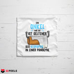 22Feels® Onkel Geschenk - Kissen mit Spruch (Weiss 40x40cm)-Kissen Weiss 40x40-22Feels