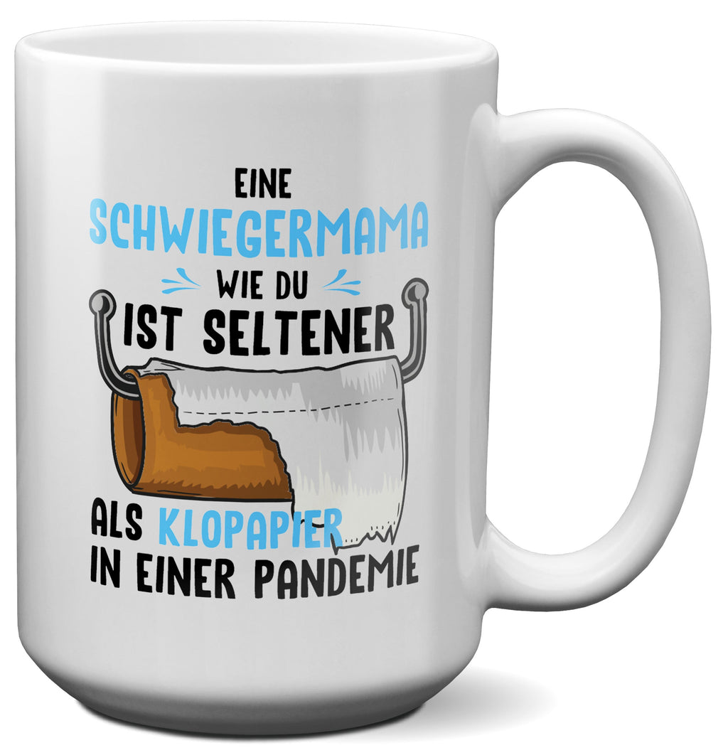 22Feels® Schwiegermama Geschenk - XL Tasse mit Spruch (Weiss, 440ml)-Weisse XL Tasse 440ml-22Feels