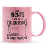 22Feels® Nichte Geschenk - Glitzertasse mit Spruch (Pink, 320ml)-Glitzertasse Pink 320ml-22Feels