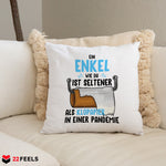 22Feels® Enkel Geschenk - Kissen mit Spruch (Weiss 40x40cm)-Kissen Weiss 40x40-22Feels