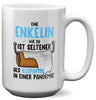 22Feels® Enkelin Geschenk - XL Tasse mit Spruch (Weiss, 440ml)-Weisse XL Tasse 440ml-22Feels