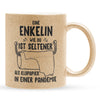22Feels® Enkelin Geschenk - Glitzertasse mit Spruch (Gold, 320ml)-Glitzertasse Gold 320ml-22Feels