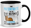 22Feels® Patentante Geschenk - Tasse mit Spruch (Weiss-Schwarz, 320ml)-TwoTone Tasse Weiss-Schwarz 320ml-22Feels