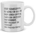 22Feels® Schwiegervater Geschenk - Tasse mit Spruch: Mit Bären Kämpfen (Weiss, 320ml)-Weisse Tasse 320ml-22Feels