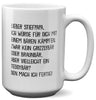 22Feels® Stiefvater Geschenk - XL Tasse mit Spruch (Weiss, 440ml)-Weisse XL Tasse 440ml-22Feels