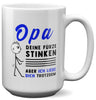 22Feels® Opa Geschenk - XL Tasse mit Spruch (Weiss, 440ml)-Weisse XL Tasse 440ml-22Feels