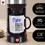 22Feels® Opa Geschenk - Tasse mit Spruch (Weiss-Schwarz, 320ml)-TwoTone Tasse Weiss-Schwarz 320ml-22Feels