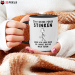 22Feels® Opa Geschenk - Tasse mit Spruch (Weiss-Schwarz, 320ml)-TwoTone Tasse Weiss-Schwarz 320ml-22Feels