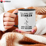 22Feels® Opa Geschenk - Tasse mit Spruch (Weiss-Schwarz, 320ml)-TwoTone Tasse Weiss-Schwarz 320ml-22Feels